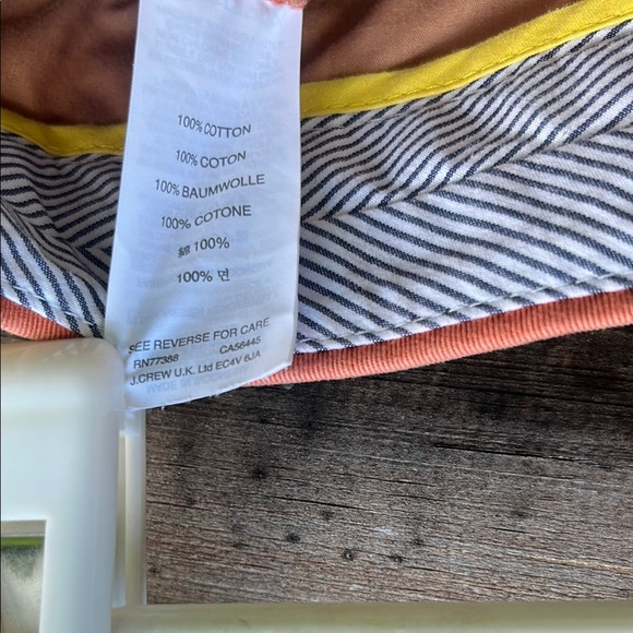 Women’s J. Crew Size 2 Orange Chinos Shorts Chic Cotton Blend - Picture 4 of 5